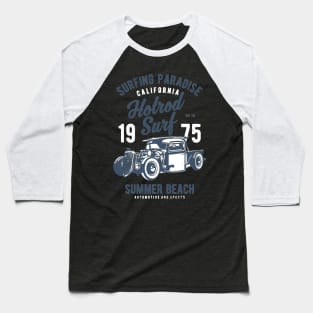 Hotrod Surf Baseball T-Shirt